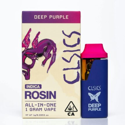 CLSICS | Deep Purple | LIve Rosin All-In-One | 1g  Indica THC 74.2%