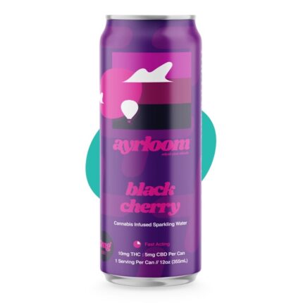 Ayrloom | Black Cherry Cider | Carbonated | 5mg | 12 fl oz |Sativa