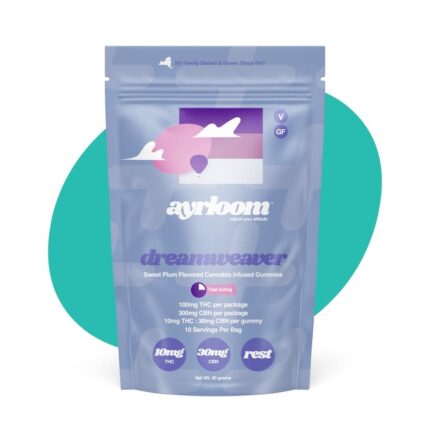 Ayrloom | Dreamweaver Gummies | 10mg THC : 30mg CBN | 10pk | Sativa