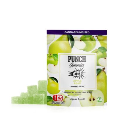 Punch Edibles & Extracts
Apple Pear Extreme Gummies 1,000mg