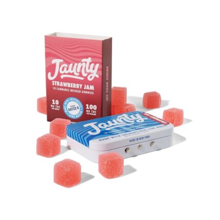 Jaunty
Strawberry Jam | Live Rosin | Hybrid | 100mg | 10pk