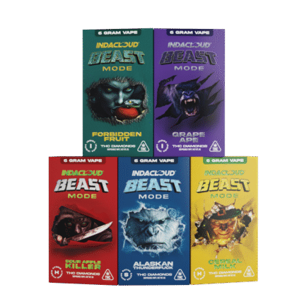 OG Beast Mode Bundle THC Vape 5 Pack
$240